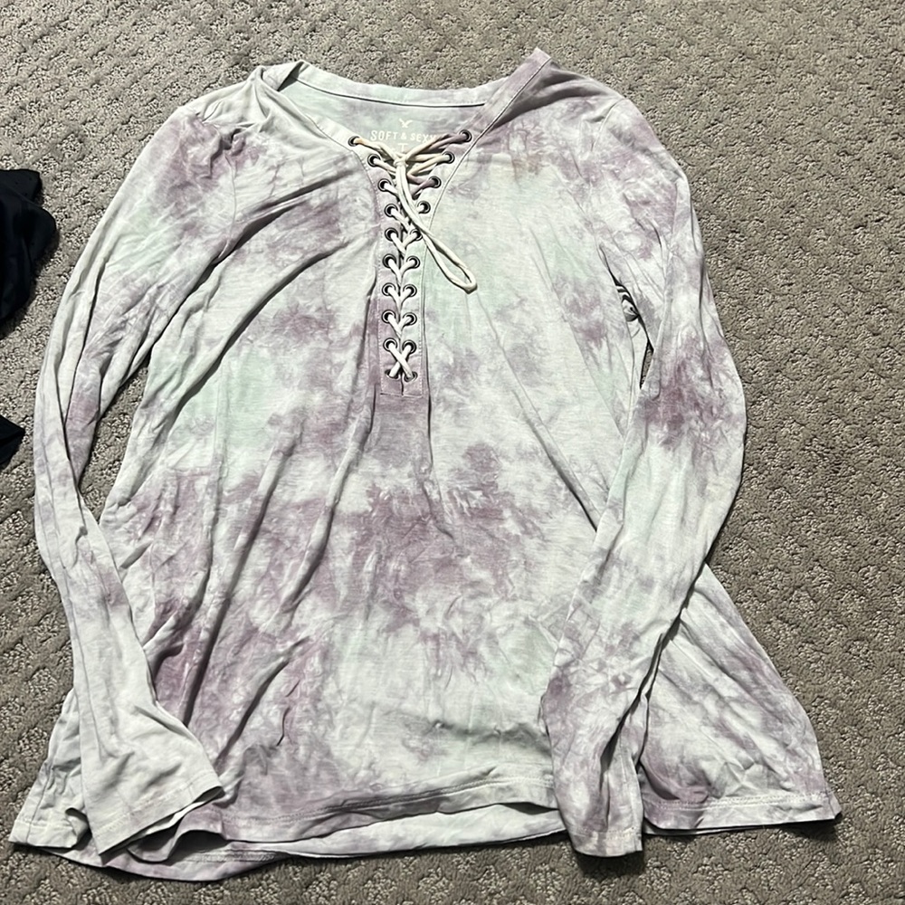 Soft silky long sleeve